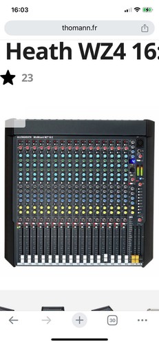 Table mixage allen heath - heath, et